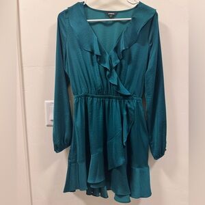 Express Teal Dress